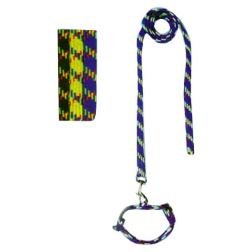 Strong Woven Pet Dog Leash and Collars